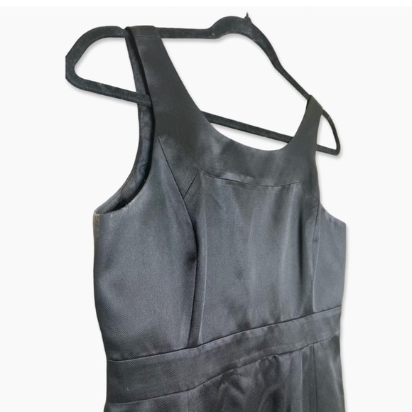 Tibi Black Satin Mini Dress - Picture 2 of 4